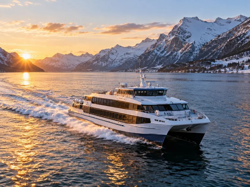 Safari delle balene su catamarano ad alta velocità